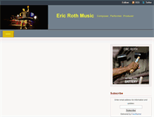 Tablet Screenshot of ericrothmusic.com